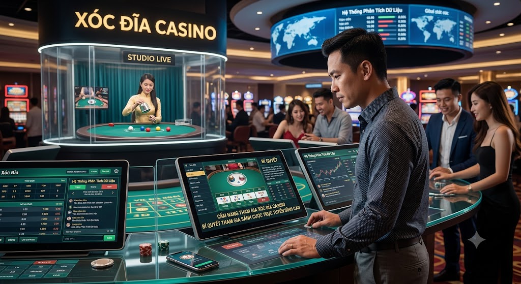 Xóc Đĩa Casino: Bí Quyết Tham Gia Sảnh Cược Trực Tuyến Đỉnh Cao Cho Cược Thủ